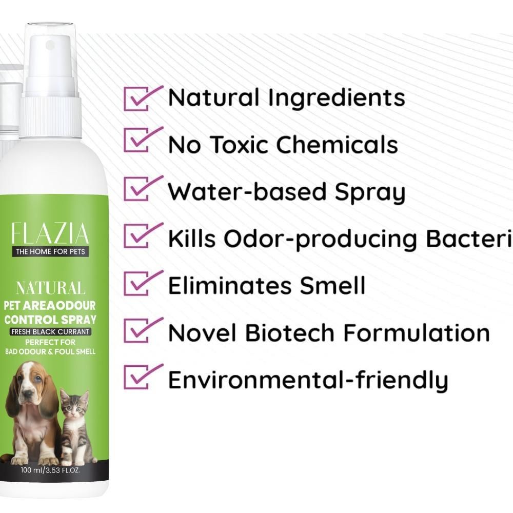 FLAZIA™ Natural Pet‑Area Odour‑Control Spray – 2‑Pack Value Bundle