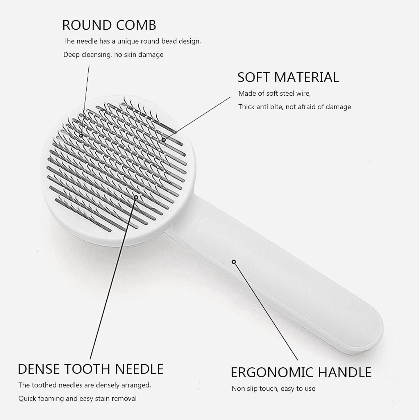 Hair‑Removal & Deshedding Brush