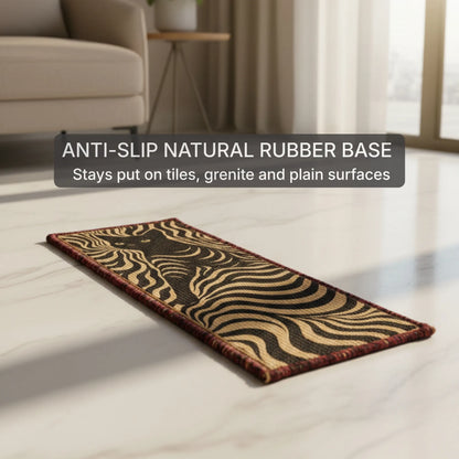 PawCanvas™ Runner — Night Prowl (30×80 cm) | Natural Sisal Cat Scratching Runner