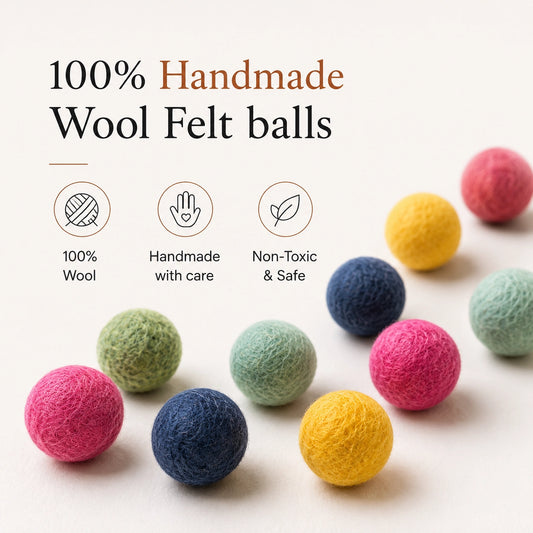PawPoms™ — Handmade Woolen Cat Toy Balls