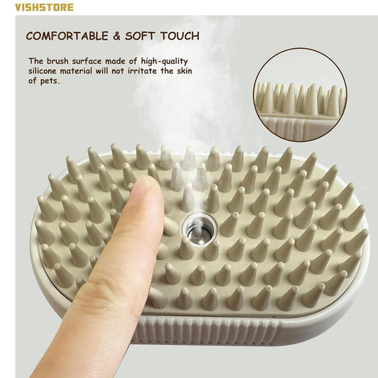 Steam‑Groom™ Hydrating Brush