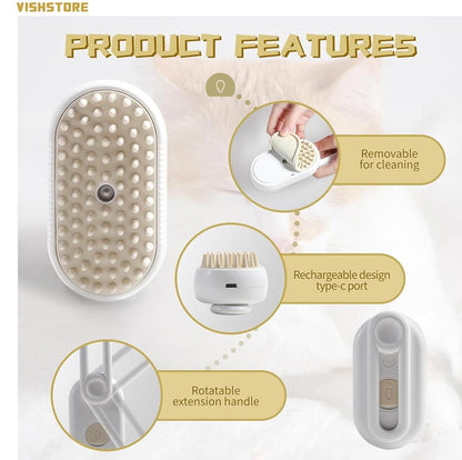 Steam‑Groom™ Hydrating Brush