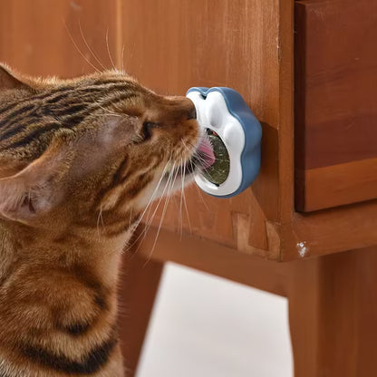 MintZip Cat Mint Toy for Cats – Rotatable Chew & Play Ball