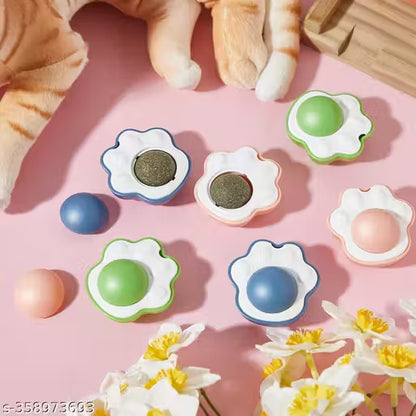 MintZip Cat Mint Toy for Cats – Rotatable Chew & Play Ball