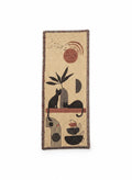 Natural sisal cat scratching runner from PawCanvas™ Earth Rhythm by Catscart, 30×80 cm, designed for scratching and play.