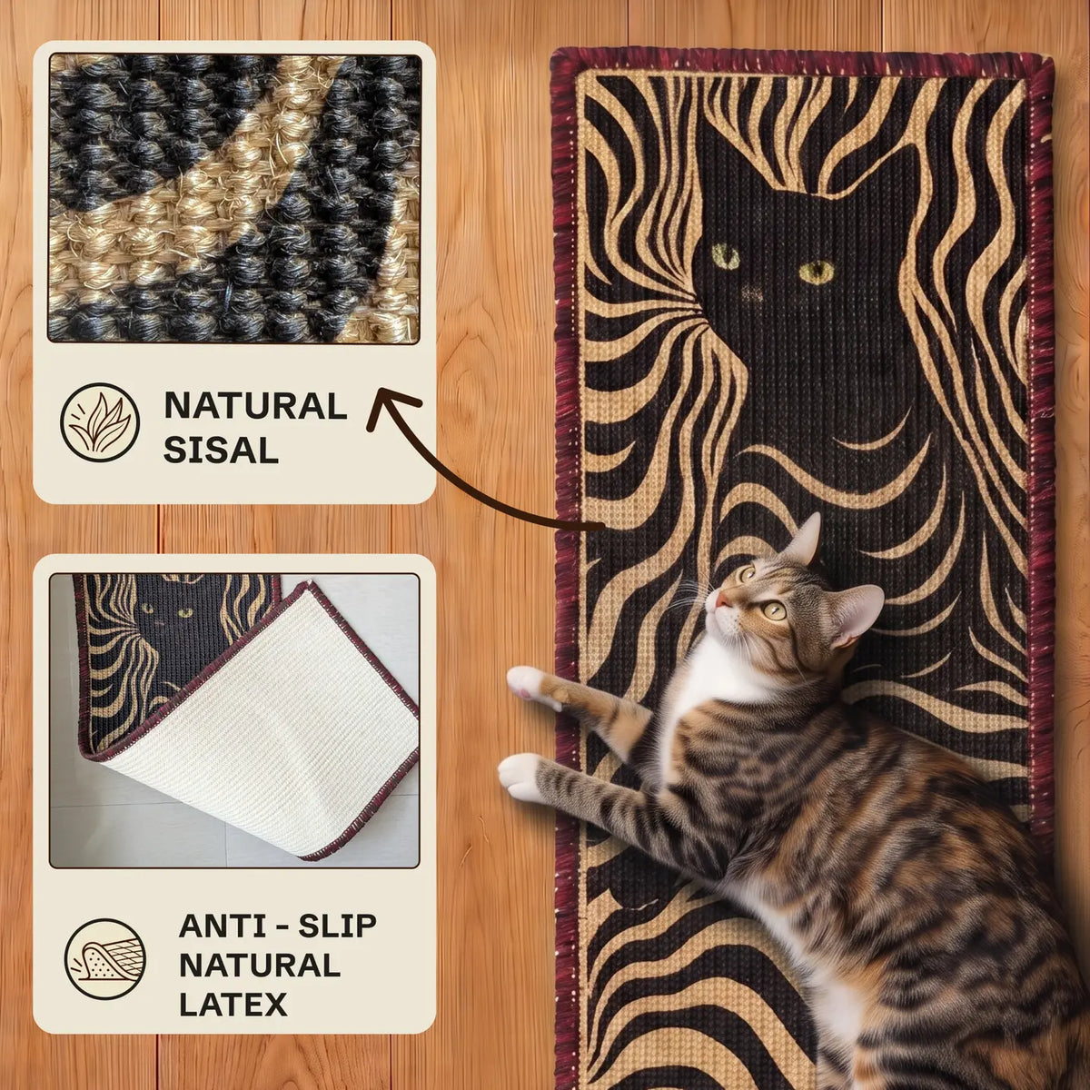 PawCanvas Runner Scratchmat (Night Prowl) – USP - Catscart [Night Prowl]