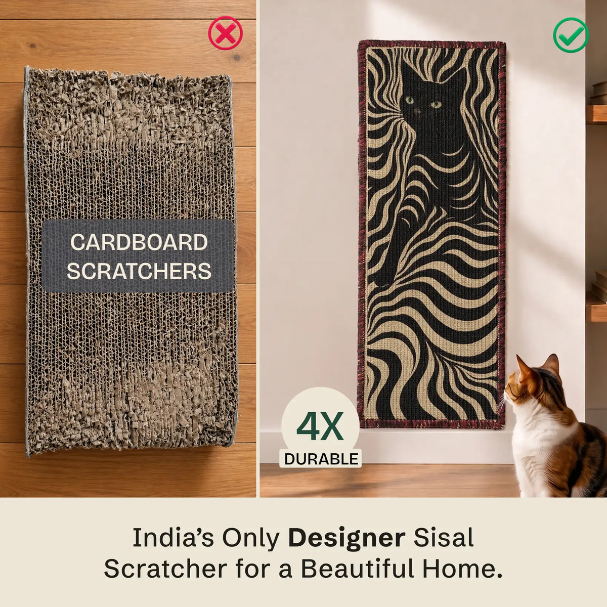 PawCanvas Runner Scratchmat (Night Prowl) – Durability - Catscart [Night Prowl]