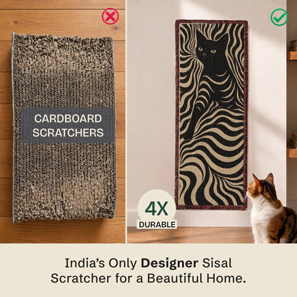 PawCanvas Runner Scratchmat (Night Prowl) – Durability - Catscart [Night Prowl]