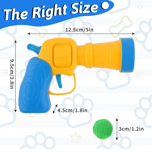 Catscart PurrSpring - Cat Toy Launcher with 50 Soft Pom-Pom Balls