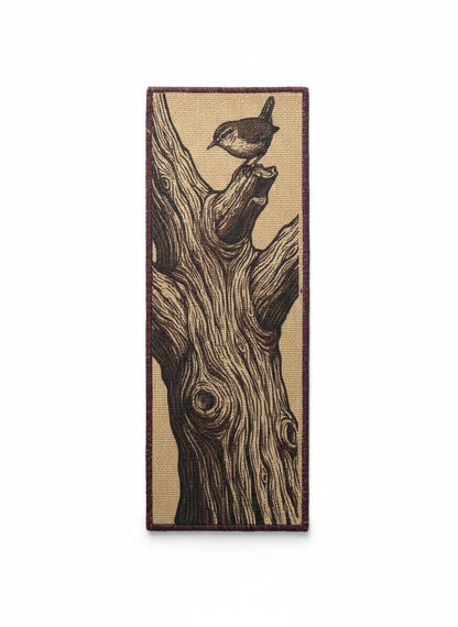 PawCanvas™ Runner — Timber & Wing(30×80 cm) | Natural Sisal Cat Scratching Runner