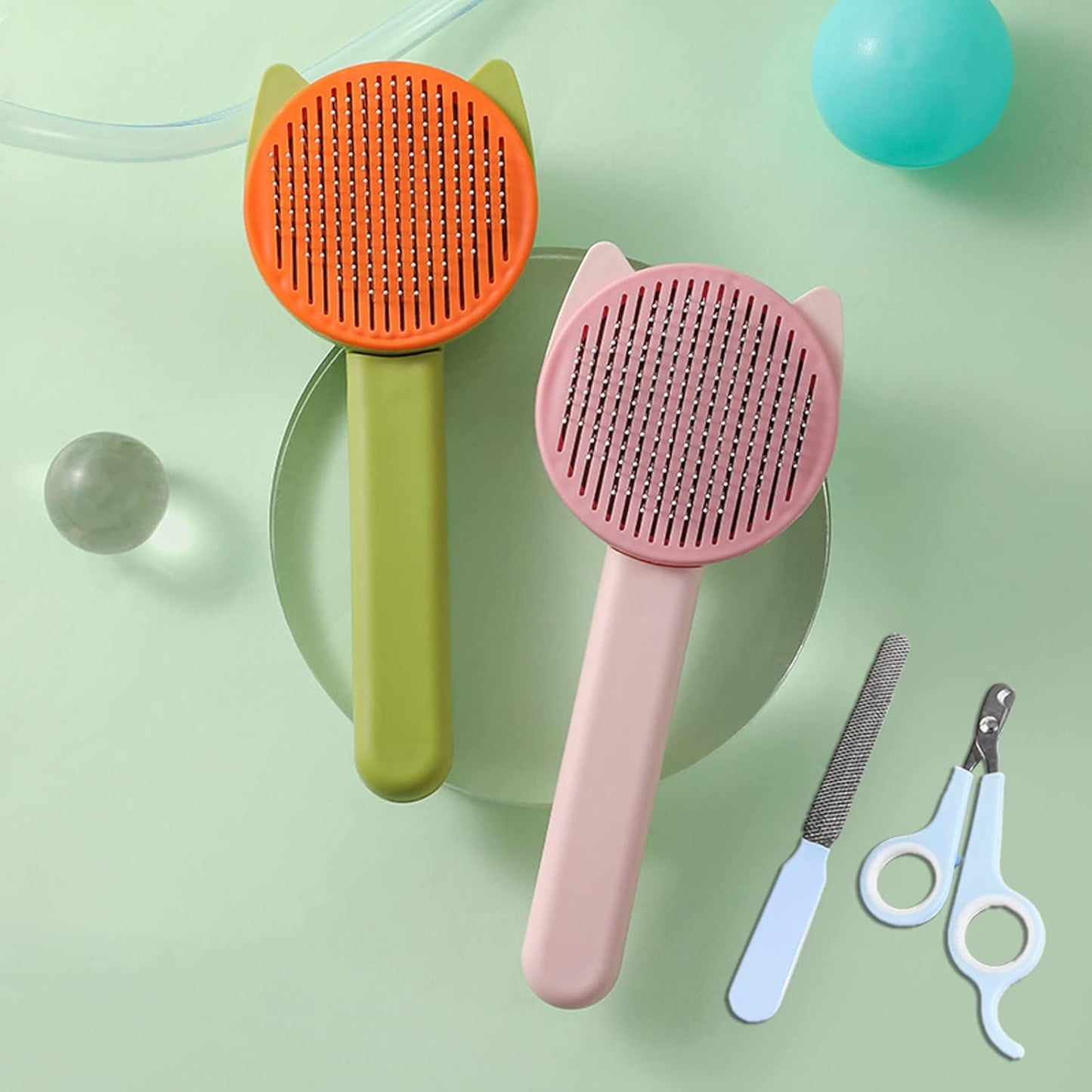 Catscart FurGlide™ - Hair‑Removal & De - shedding Brush - Catscart