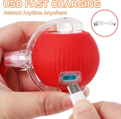 Catscart O2 Interactive Cat Toy Ball with tail - Catscart