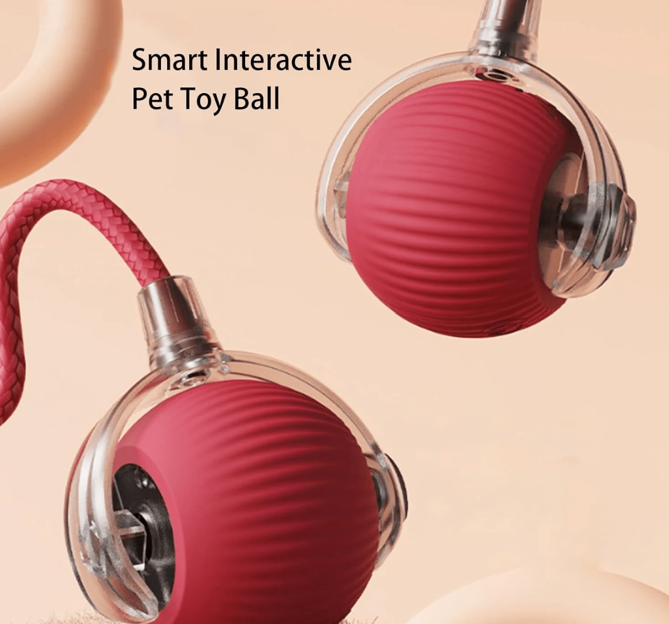 Catscart O2 Interactive Cat Toy Ball with tail - Catscart
