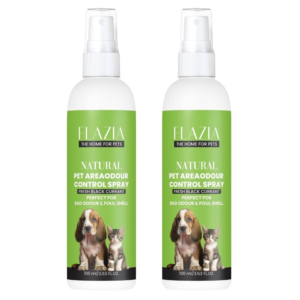 FLAZIA™ Natural Pet‑Area Odour‑Control Spray – 2‑Pack Value Bundle