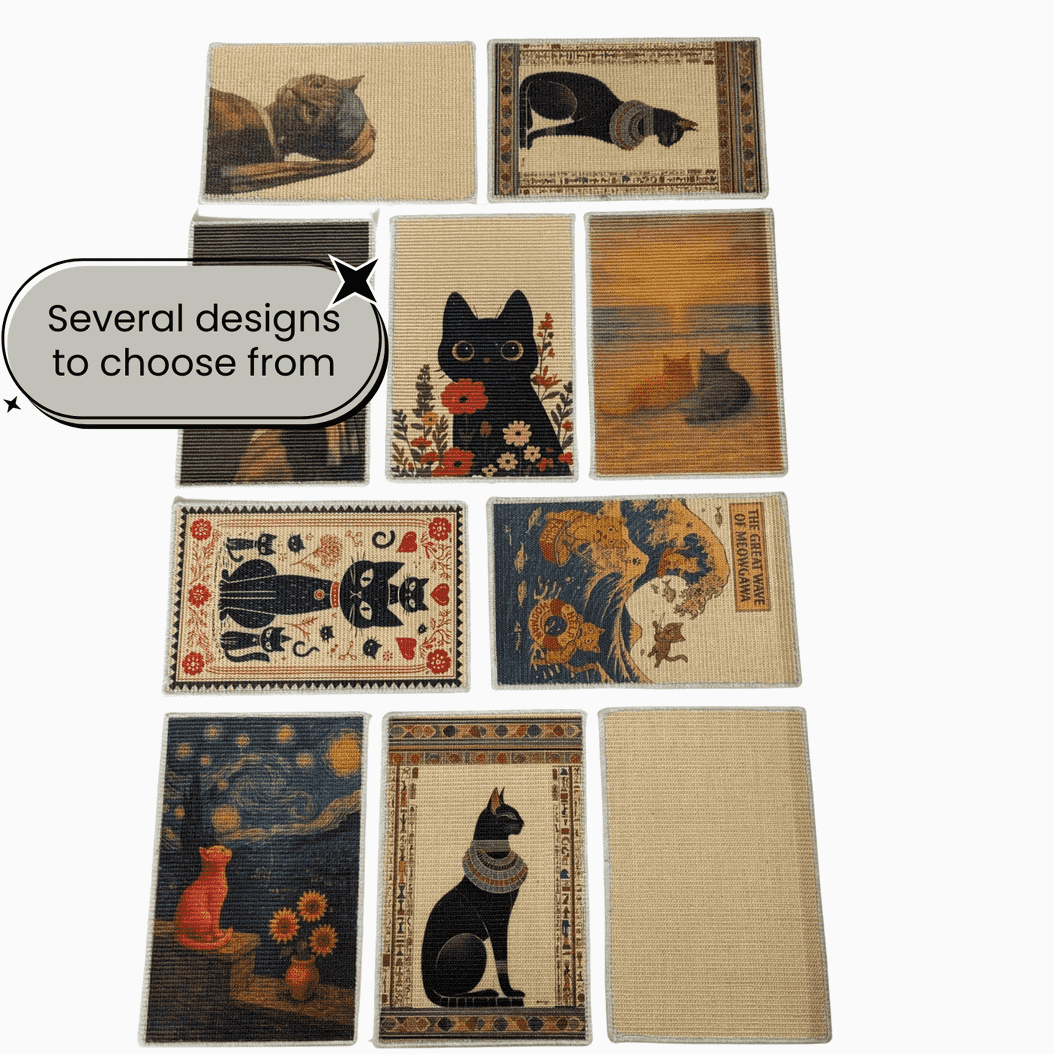 PawCanvas – Premium Cat Scratching Pad (Furry Pharaoh) - Catscart