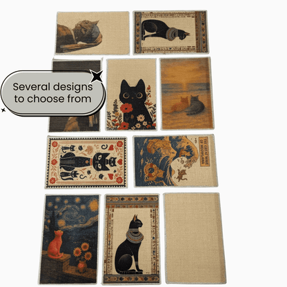 PawCanvas – Premium Cat Scratching Pad (Furry Pharaoh) - Catscart