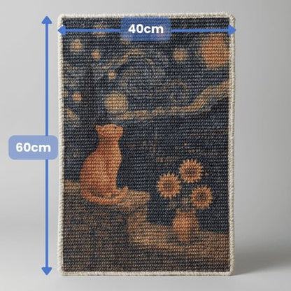 PawCanvas – Premium Cat Scratching Pad (Starry Night) - Catscart