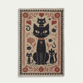 PawCanvas – Premium Cat Scratching Pad (Whimsical Kitty) - Catscart