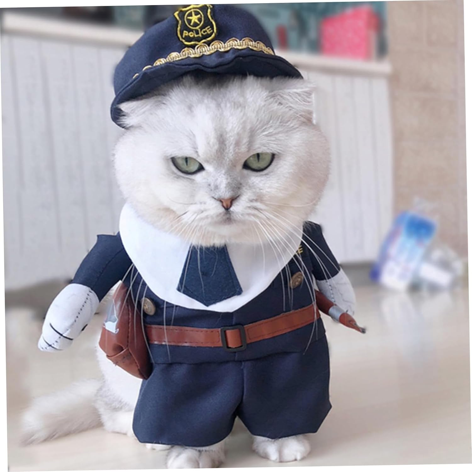 PawStripe Cat Costume – Cute Police Costume by Catscart - Catscart